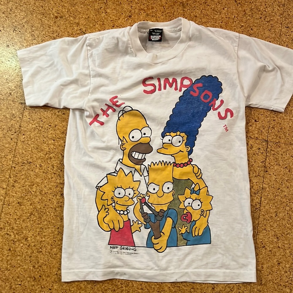 The Simpsons - vintage 90s tee - Picture 1 of 3